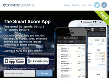 Tablet Screenshot of onsidesports.com